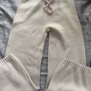Sincerely Jules Cream Wide Leg Pants